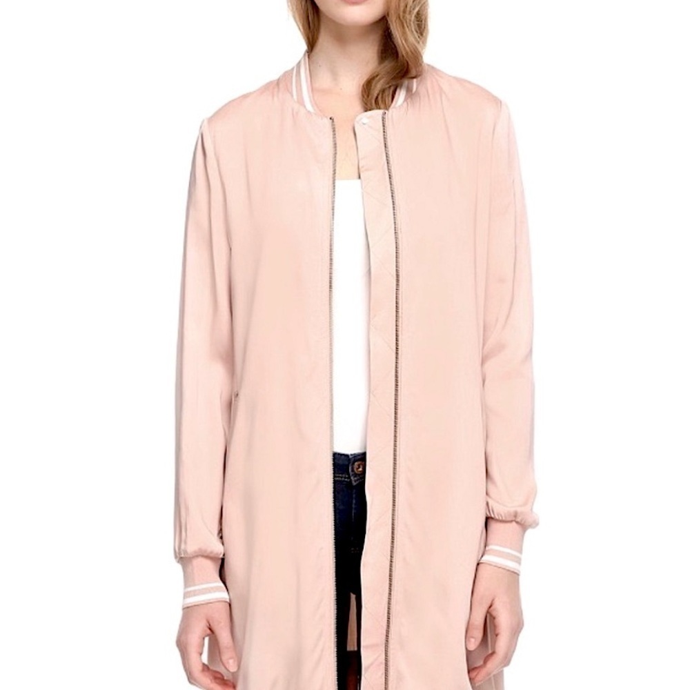 SOIA & Kyo modal ballet pink jacket
